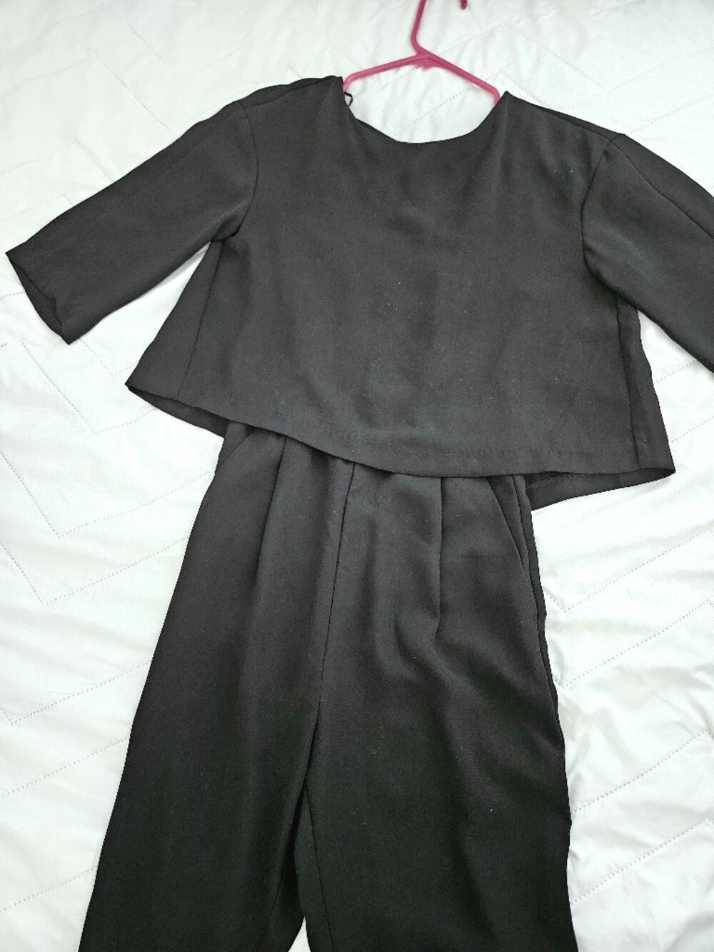 Zara Brand Black Jumpsuit With Pockets Size X Small